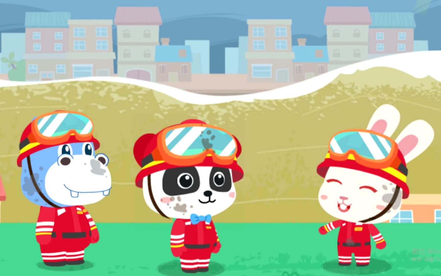 宝宝消防安全:消防员救落水人员 宝宝巴士游戏