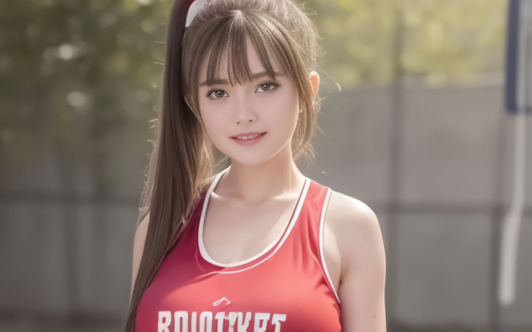 爱运动的篮球女孩