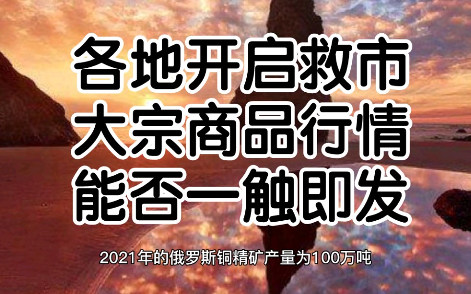 2月22日每日商品:俄乌局势令全球市场承压;多地出台救市措施,国内大宗商品市场需求一触即发哔哩哔哩bilibili