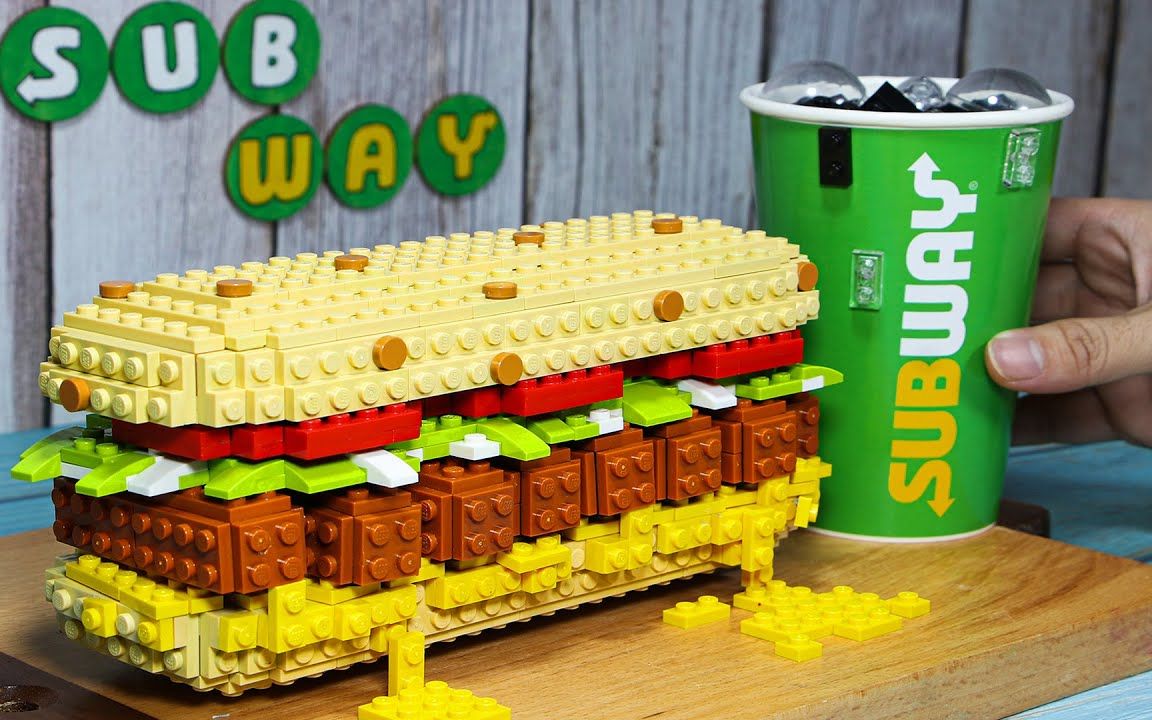 【定格动画】乐高三明治