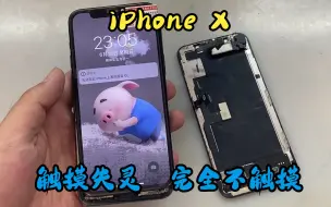 下载视频: iPhone X 自行拆机导致不触摸，小小的失误，大大地故障！