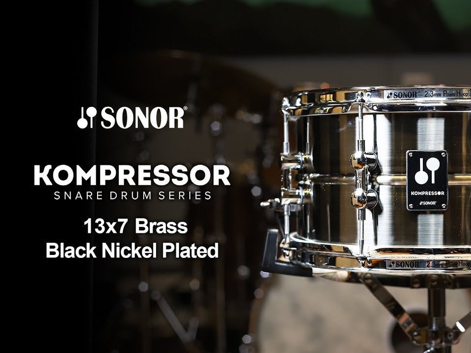 【SONOR索诺】开箱测评 |Kompressor 系列军鼓(13"x7" Brass)哔哩哔哩bilibili