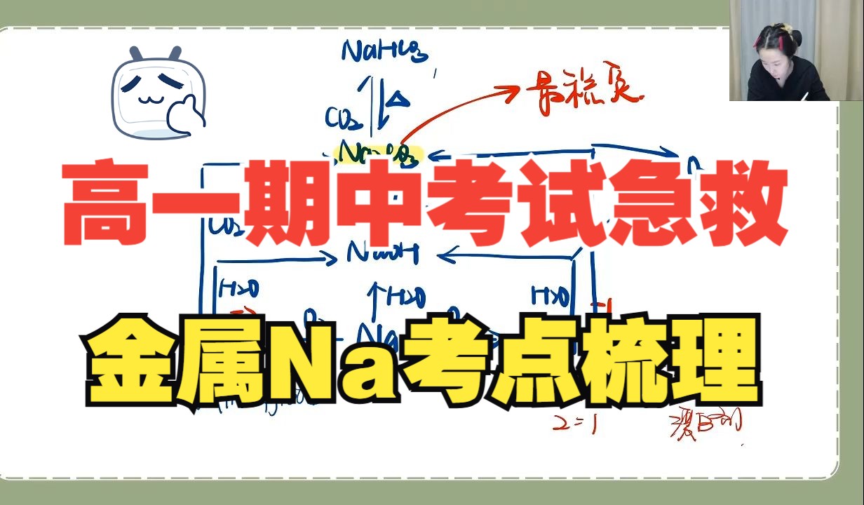 高一化学必修一 十分钟带你速通金属钠所有考点哔哩哔哩bilibili