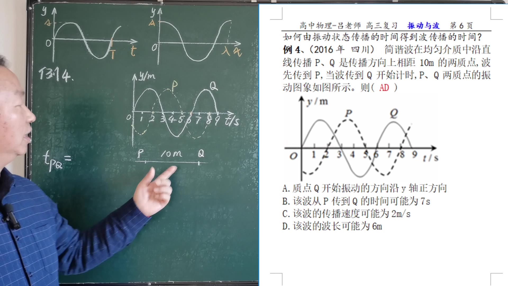 [图]高三物理复习 振动与波（2） 简谐波