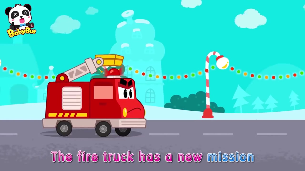 reman Fire Truck's New Mission Christmas Son亲子教育 动画 卡通 色彩 儿童 童年 画画哔哩哔哩bilibili