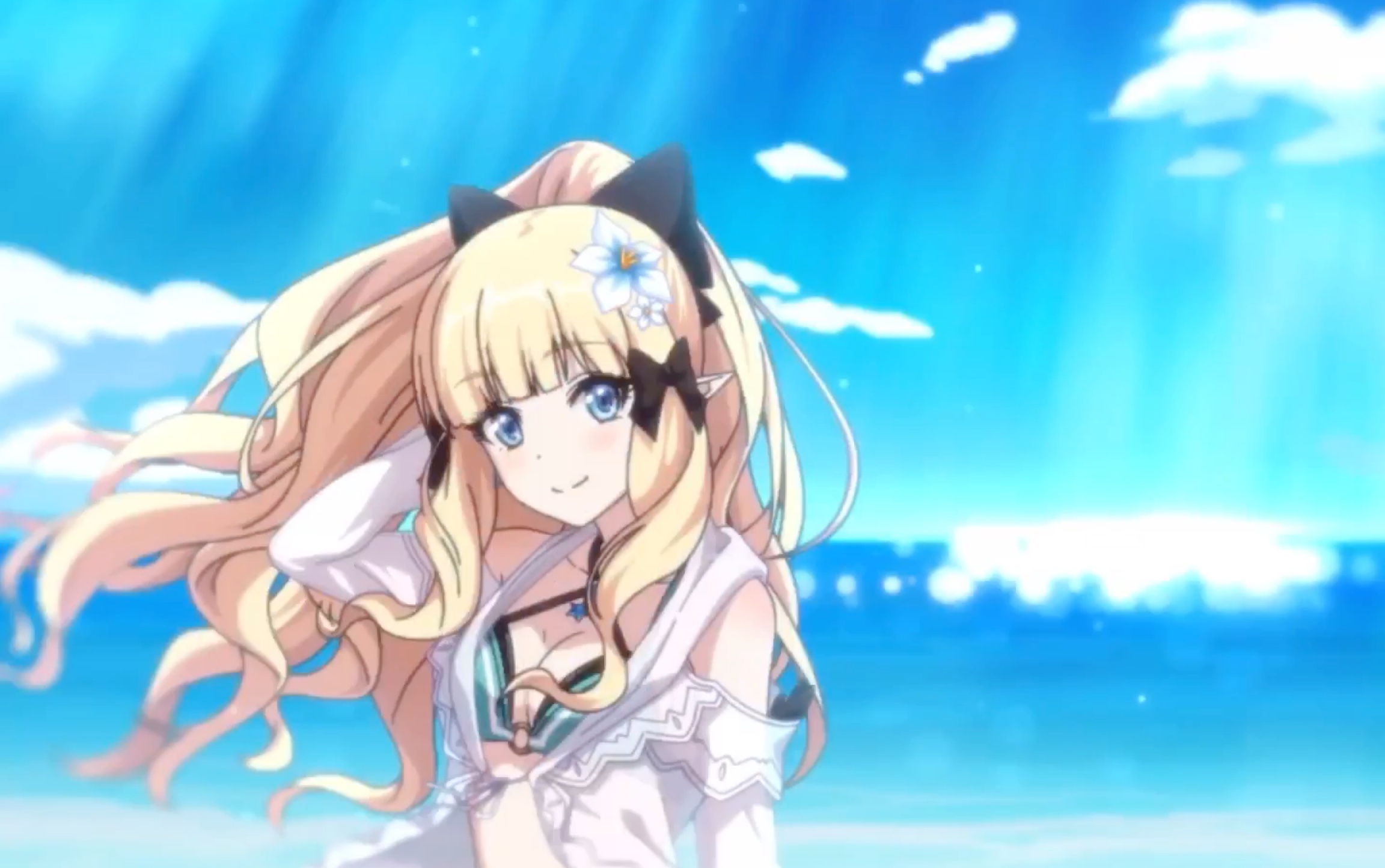 「公主连结」泳装咲恋ub 登场动画