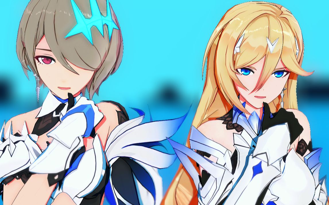 【崩坏3mmd】滑稽大帝到此一游←_←(幽兰黛尔&丽塔——chocolate