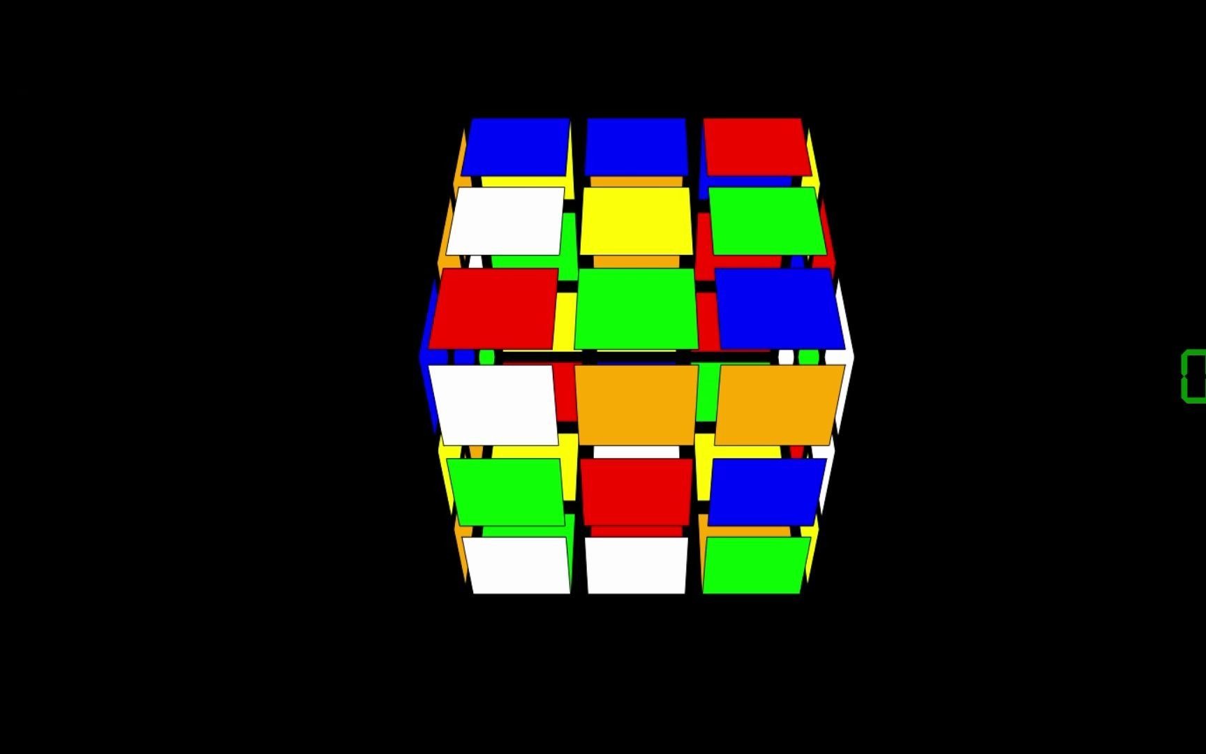 14虚拟魔方无跳单次 (含复盘)  2.53 tps 魔方根