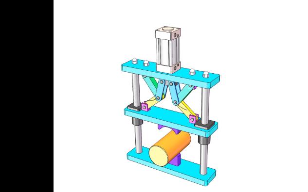 五支点连杆式圆柱工件夹具哔哩哔哩bilibili