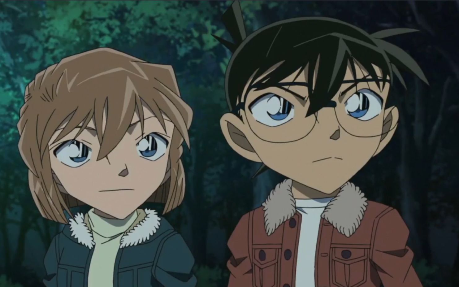 名侦探柯南之精彩部分,老师为了救步美,暴露了自己凶残的一面,同时也