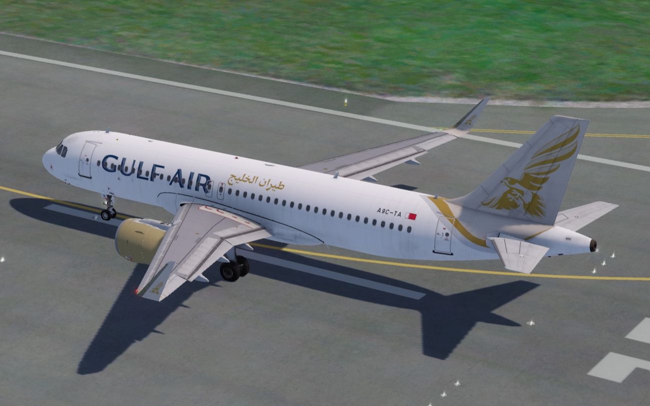 海湾航空a320-251n轻降克拉科夫