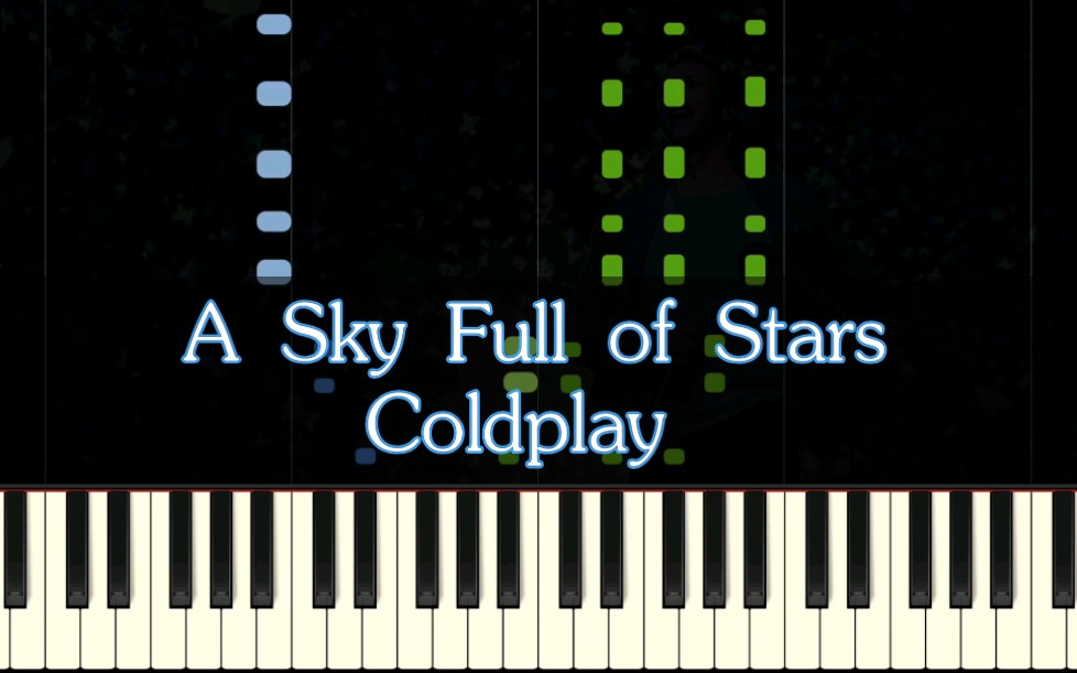 [图]【Piano Tutorial 钢琴视觉教学】A Sky Full of Stars--Coldplay