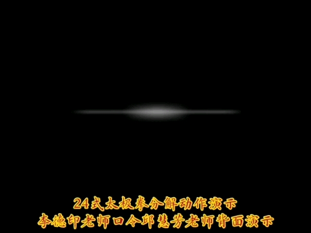 24式太极拳分解~邱慧芳老师演示哔哩哔哩bilibili