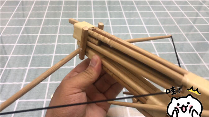 用旧筷子做诸葛连弩