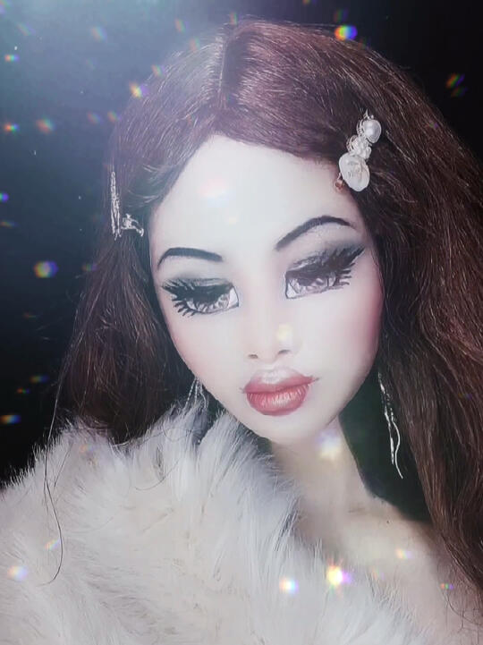 今天来挑战芭比娃娃的妆容仿妆芭比娃娃美妆