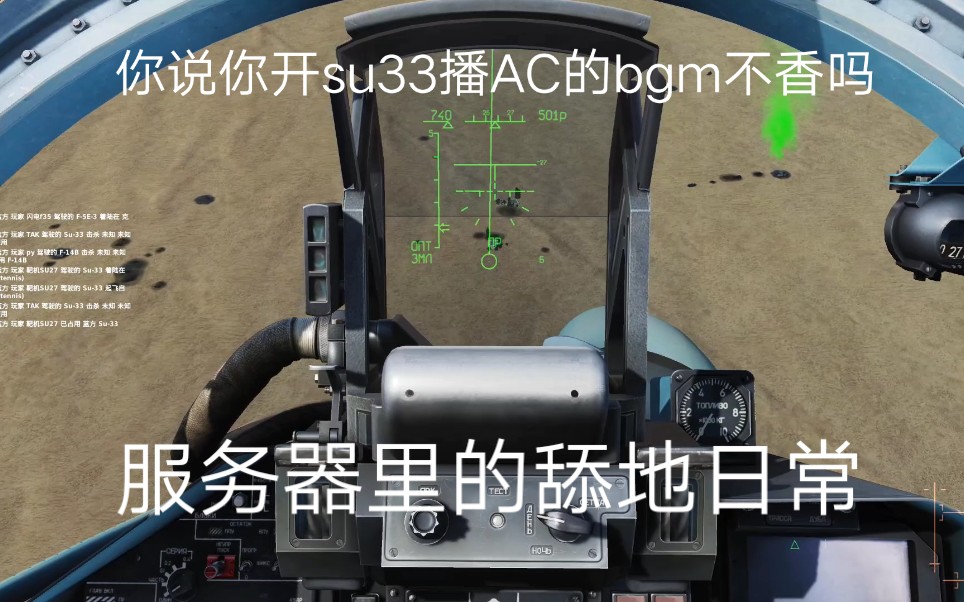 [图]【DCS WORLD】dcs在奇怪服务器？里Su33的舔地（炸撤硕）日常