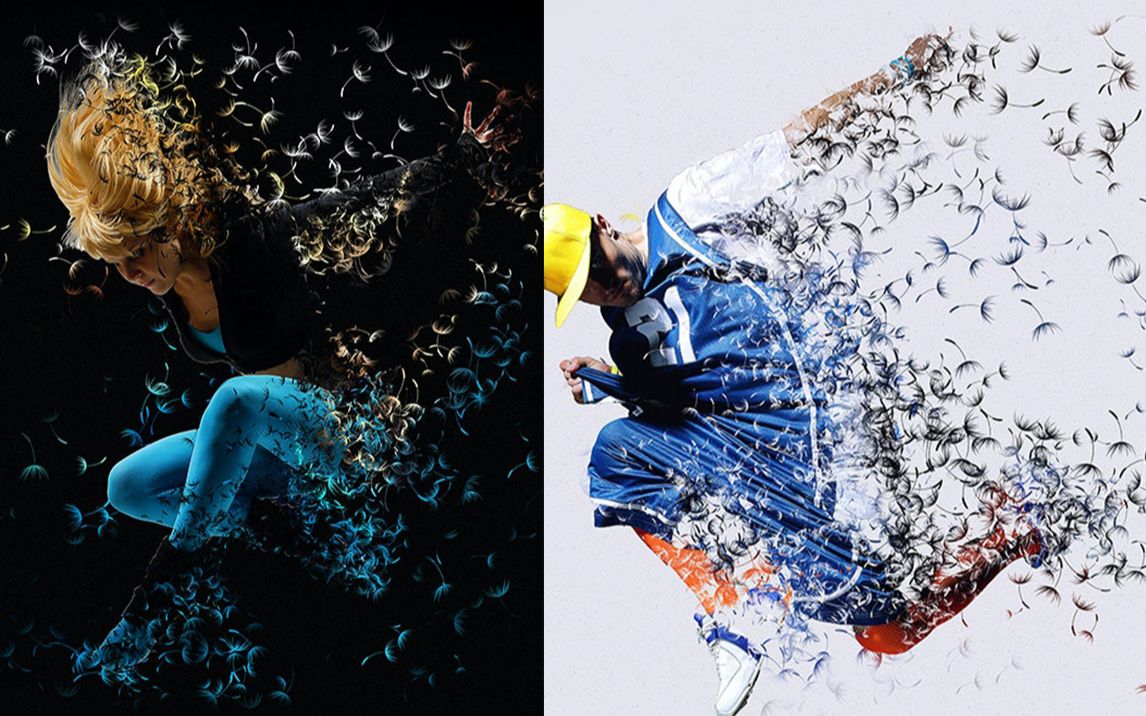 【ps教程】4分钟快速学会粒子消散效果