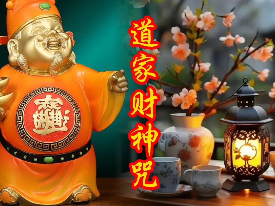 诚念《道家财神咒》财神爷宝盆送到你家,祝大家财源滚滚!哔哩哔哩bilibili