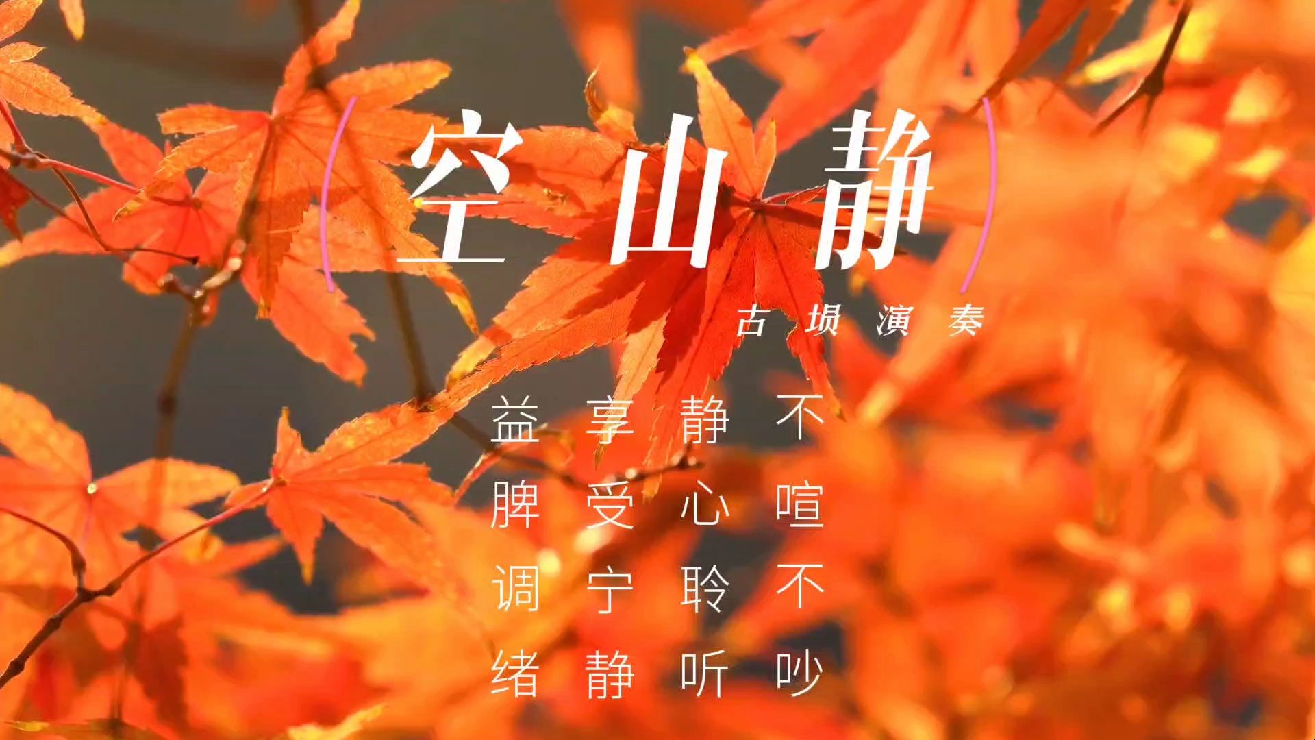 [图]【音乐静听】38古埙《空山静》宫调纯音，入脾胃经，健脾和胃，不喧不吵，静心聆听，享受宁静，益脾调绪，感受清静又悠远、无言而心安的忘我境界，五音疗愈，聆听9～11