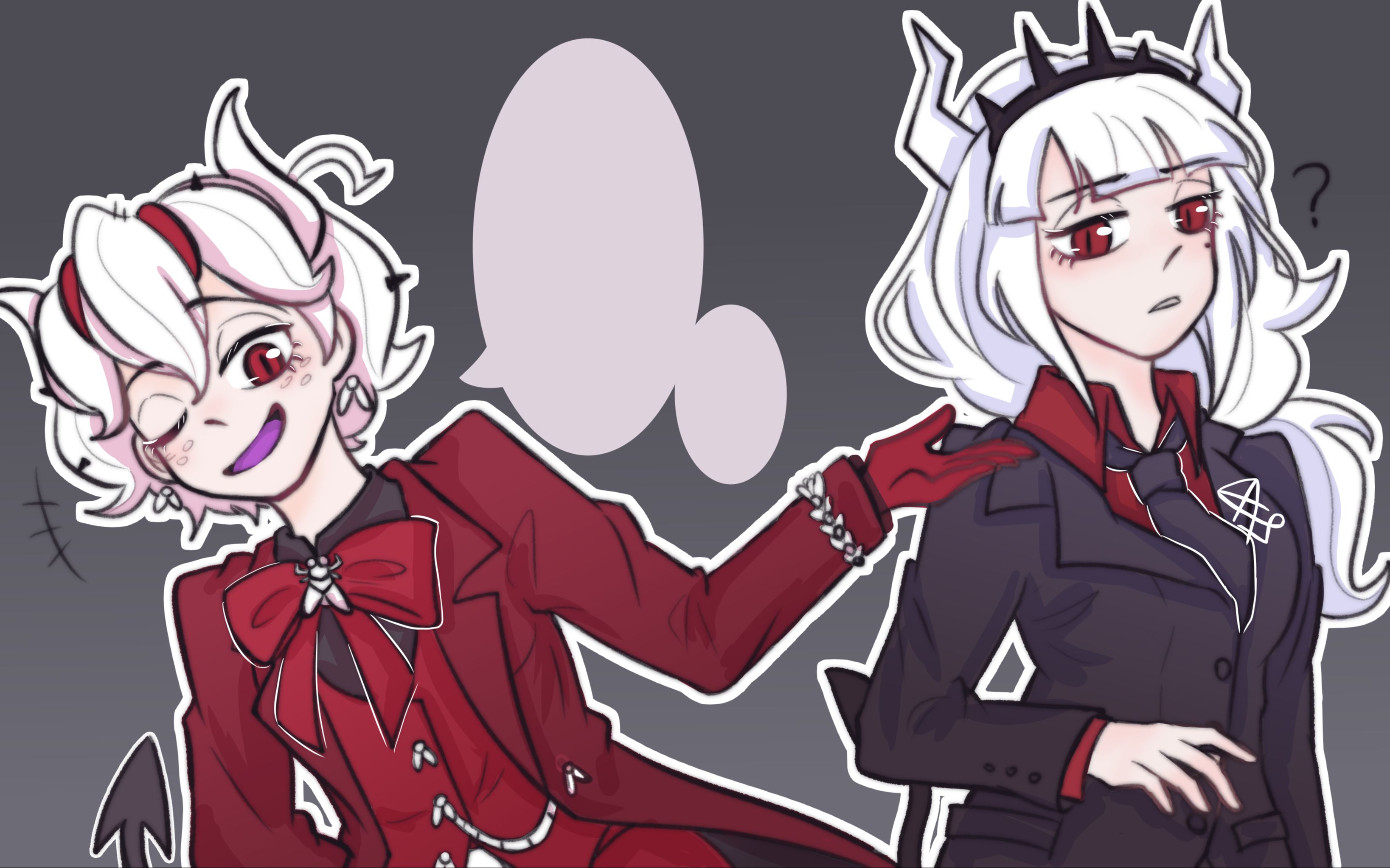 【helltaker/绘画过程】猜猜别西卜说了什么?_哔哩哔哩_bilibili