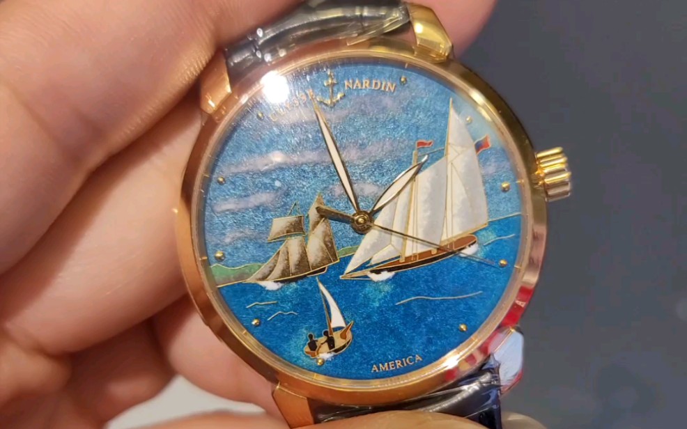 【海蓝赏表】No.212,雅典表UlysseNardin,掐丝珐琅彩,战船系列,航海系列哔哩哔哩bilibili