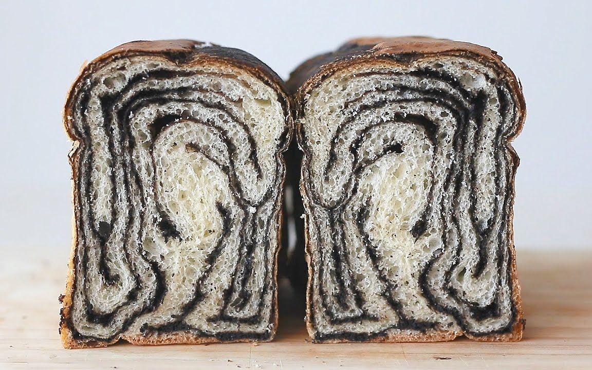 烘焙制作巧克力大理石面包