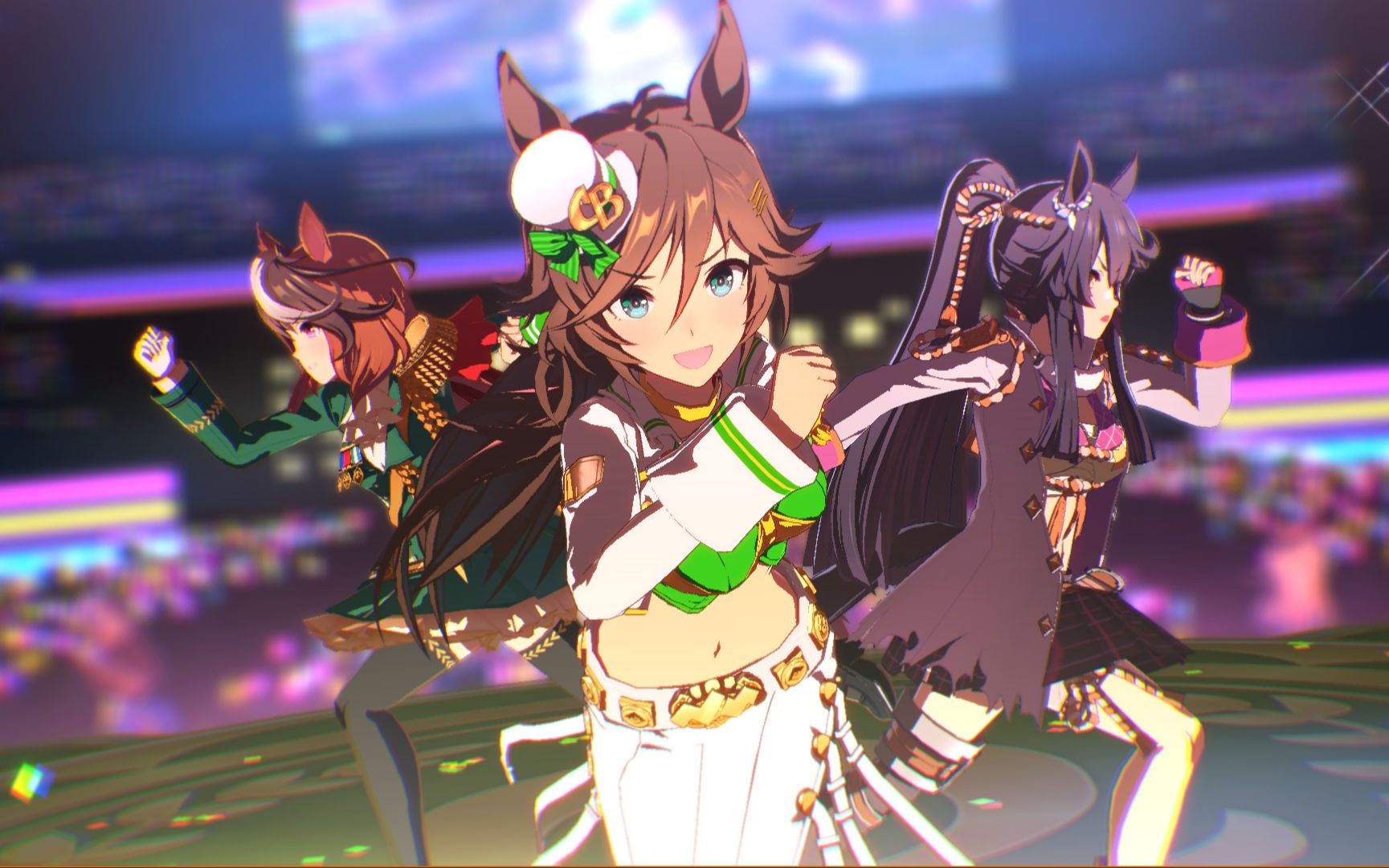 三冠马娘的glorious moment!【赛马娘 pretty derby】