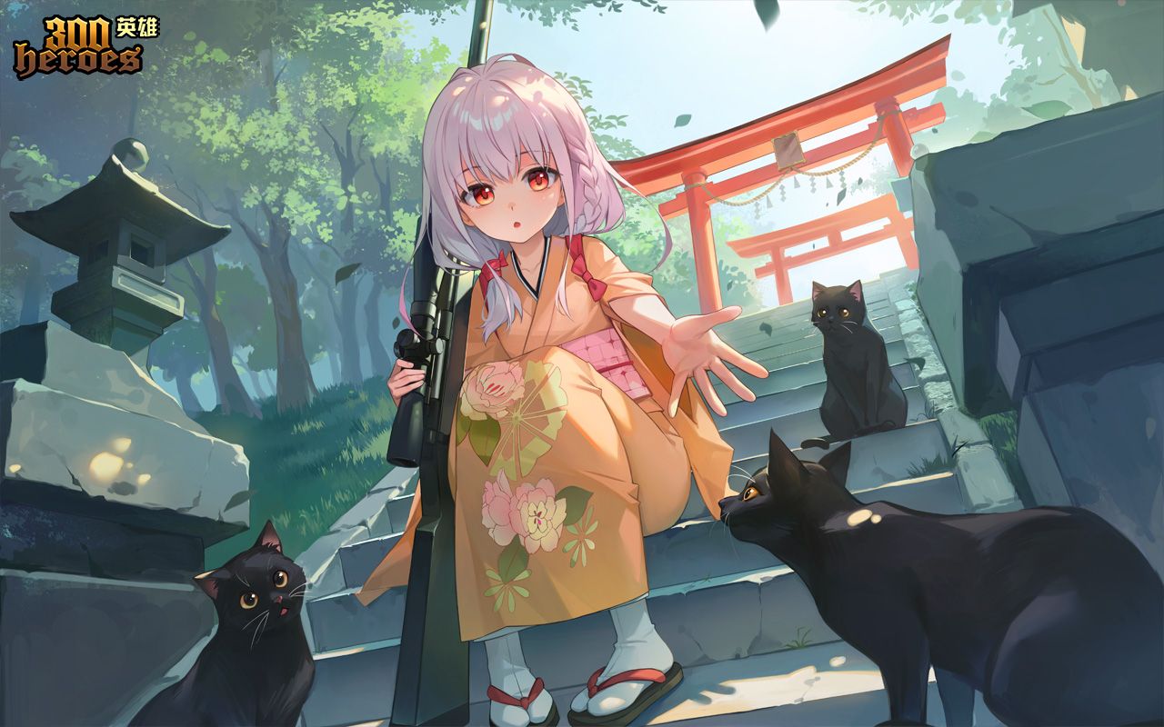 【300英雄新皮肤】冰之狙击手-琴寄文乃