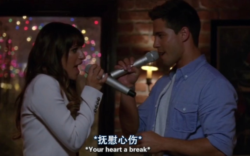 [图]【中英字幕】【Glee 欢乐合唱团】《Give Your Heart A Break》S04E04