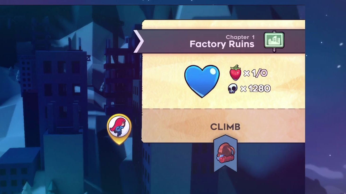 【蔚蓝 celeste】 factory ruins 金草莓达成