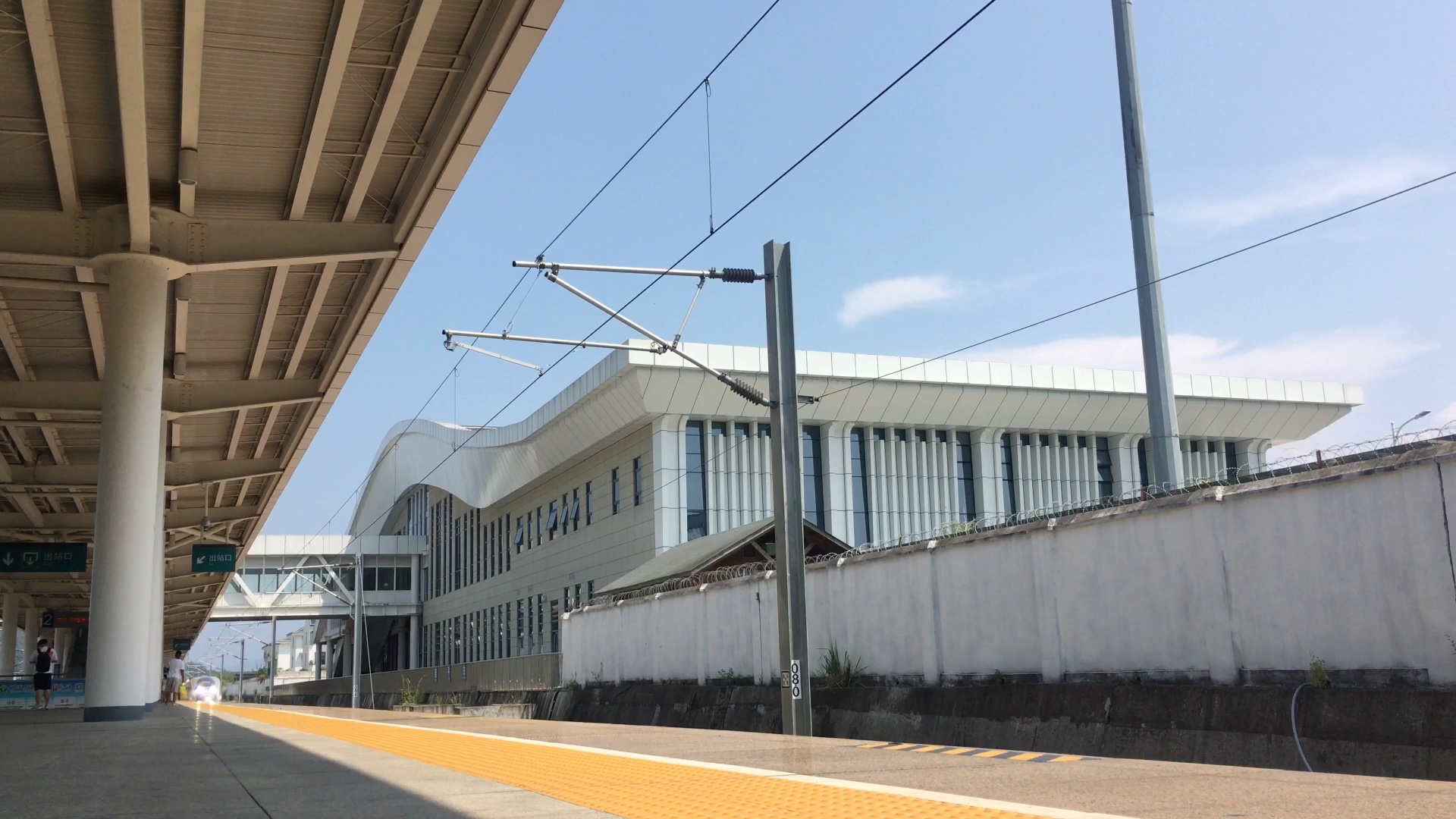 【随拍】g4206次(crh380a-2518)进延平站一站台(后为2513,3车视角未