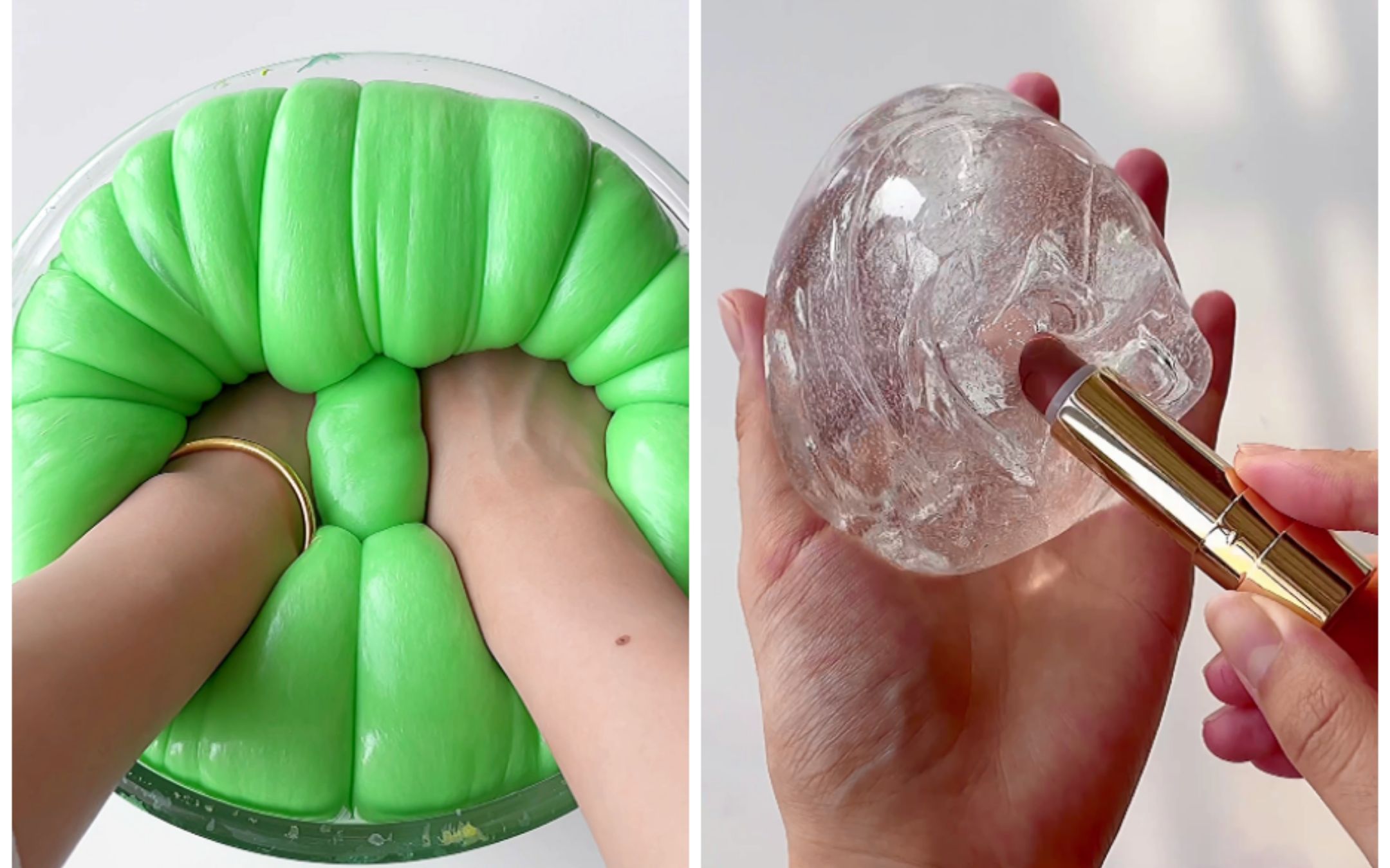 沉浸式玩泥 玩起泡胶 玩史莱姆4