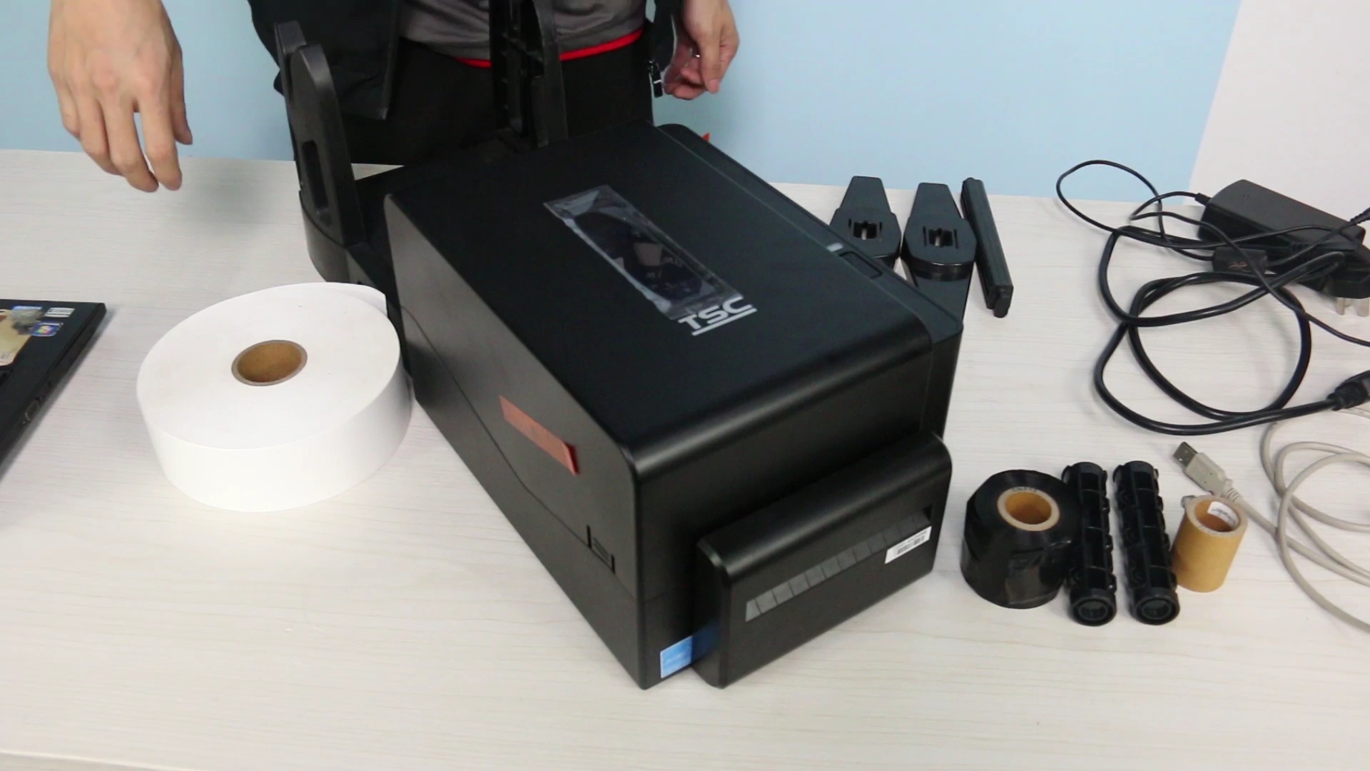 tsc 4503pro 碳带安装_哔哩哔哩_bilibili
