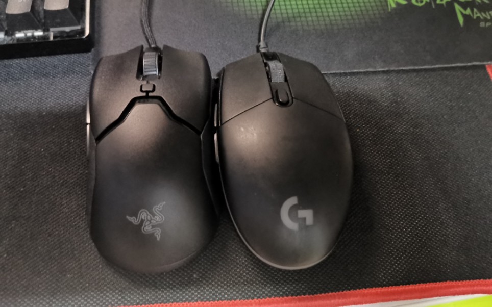 使用对比新毒奎mini和使用了四年的罗技g102按键声音对比