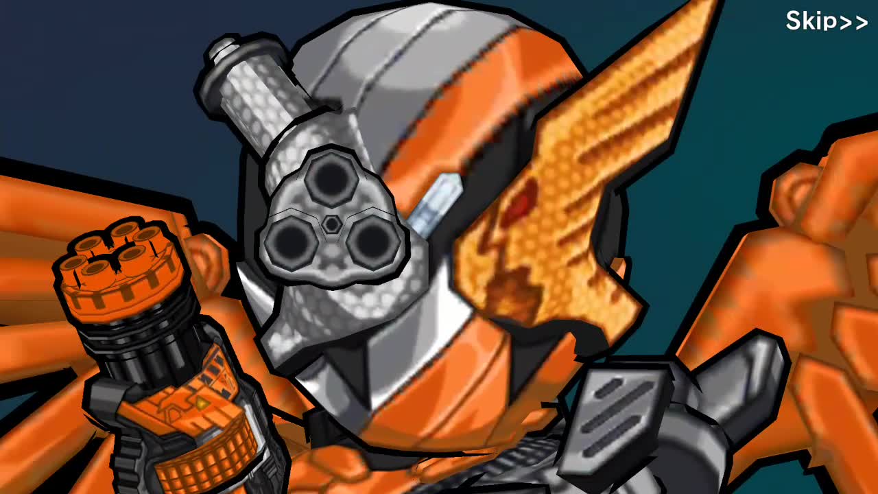 假面骑士战斗突击猎鹰加特林战斗画面