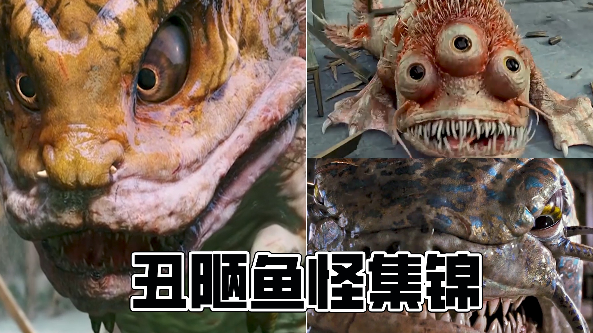 这三部影片中的鱼怪,哪个最凶残,吃小女孩的鱼怪很吓人
