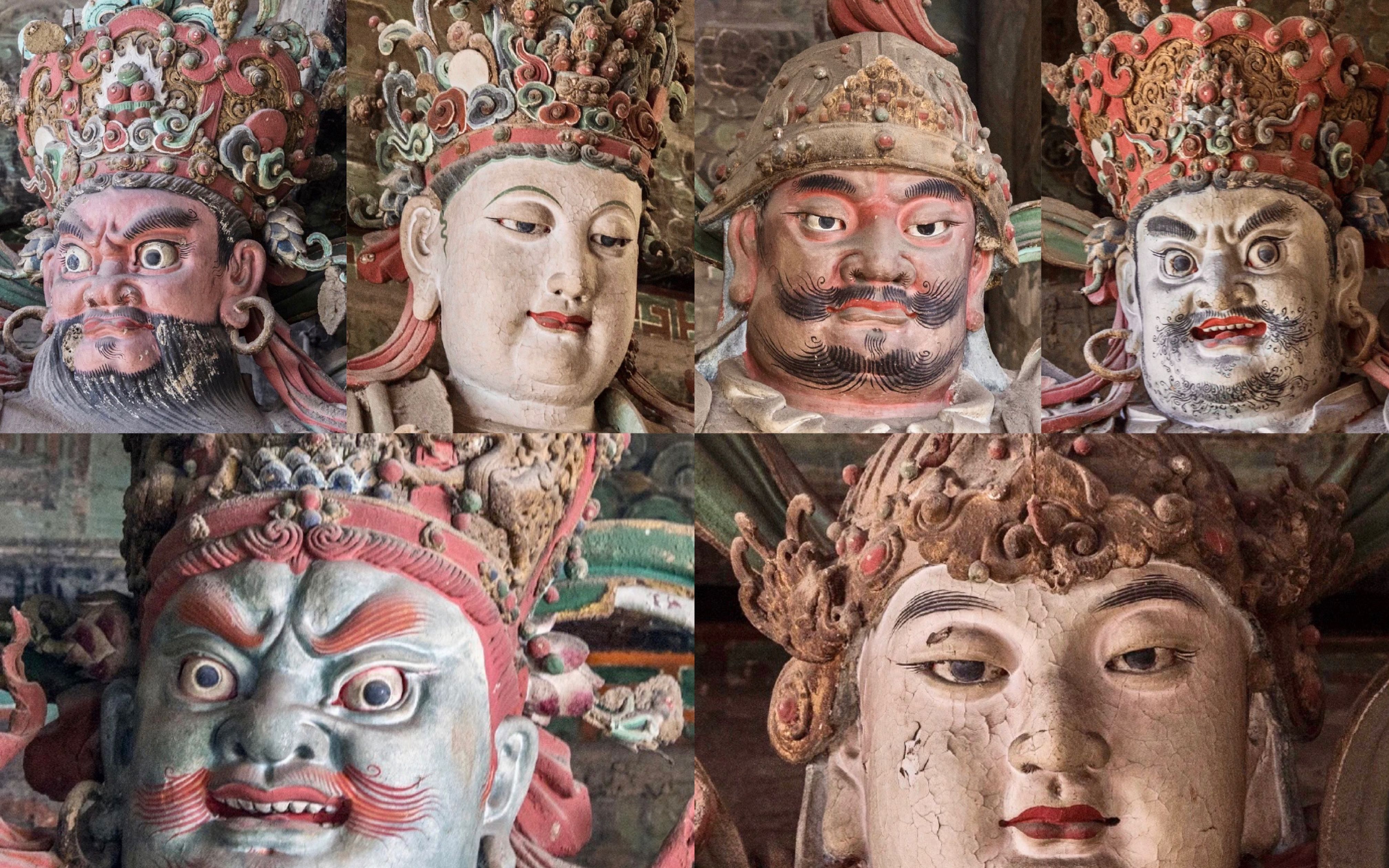 北京海淀大慧寺的明代彩塑!