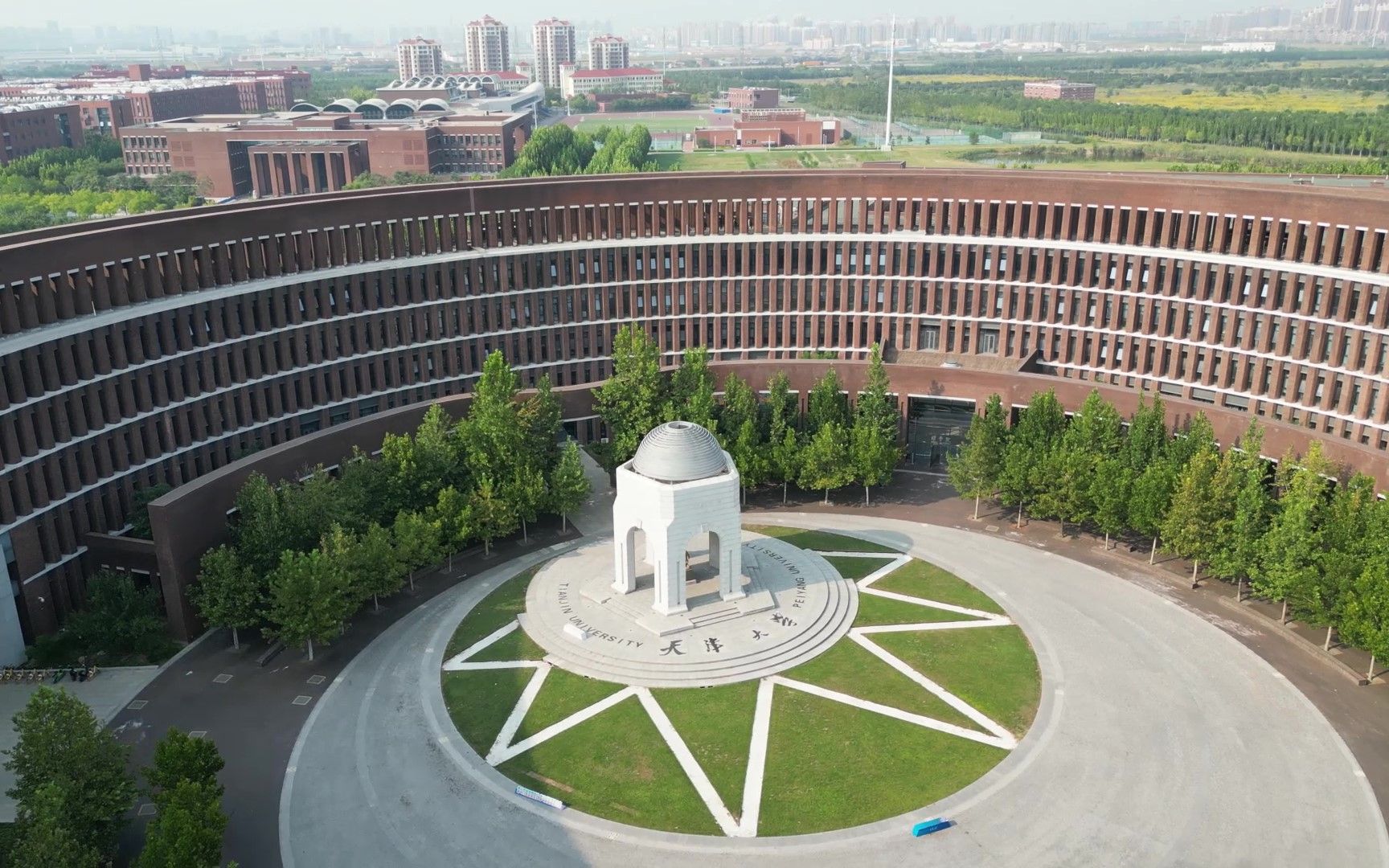 【tju】航拍初体验——天大校园风光_哔哩哔哩_bilibili