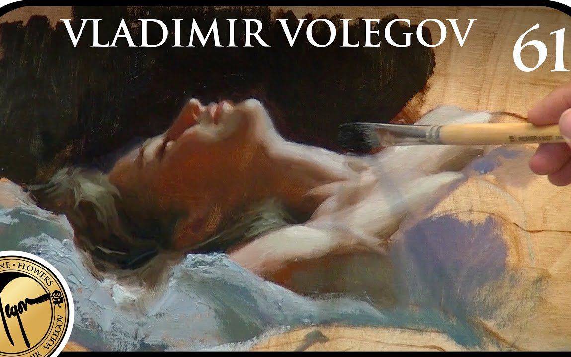 [图]【油画过程】Vladimir Volegov新作：恋爱中的女人 （woman in love）