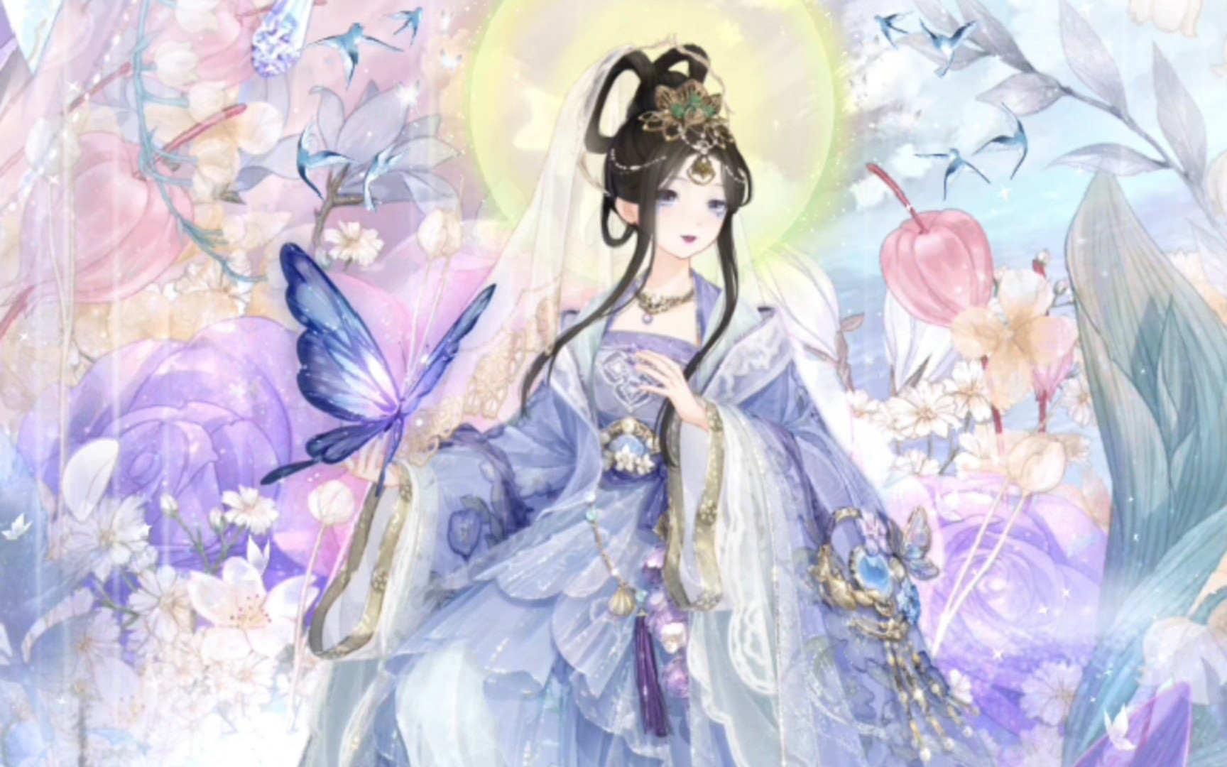 突然从脑海里闪过的蝴蝶仙子形象,动手行动起来,看看我搭配的怎么样