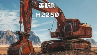 父子二人修复启动一台英斯利H2250大型挖掘机