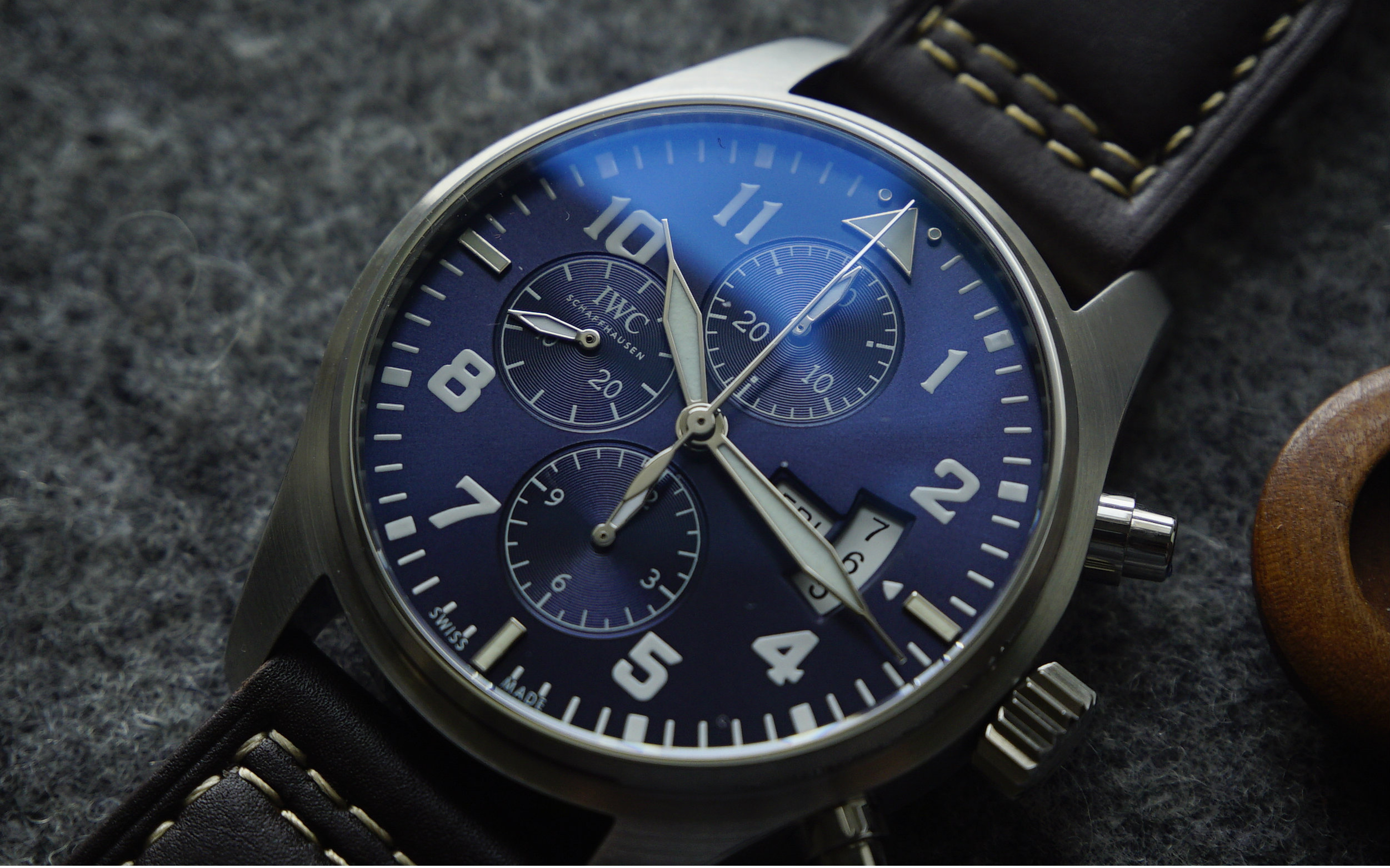 vingo私人订制iwc万国飞行员计时小王子特别款机械表手表订制样品展示