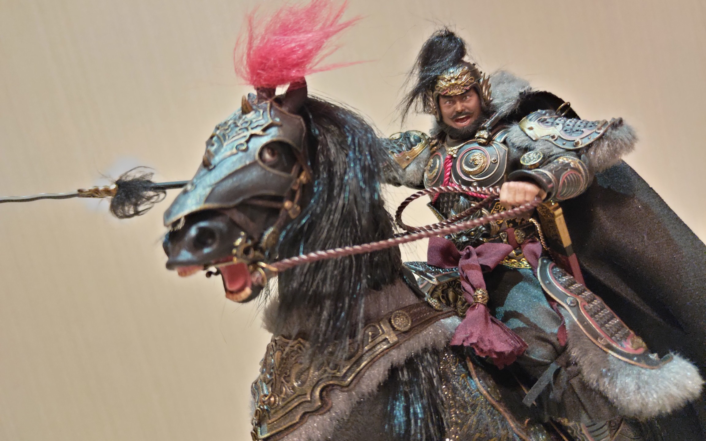 猴厂1/12张飞,燕人张飞在此,谁敢与我决一死战