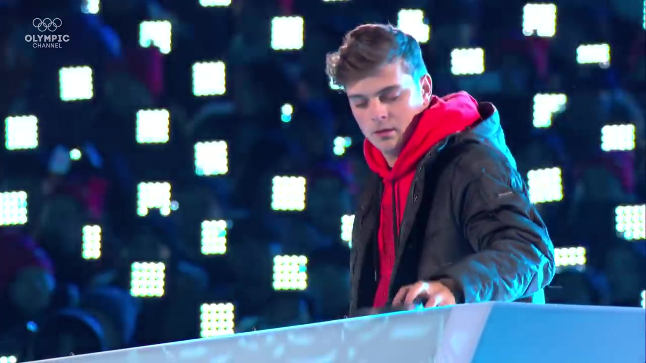 [图]【小马丁】Martin Garrix 2018平昌冬季奥运会 现场(Forever Together Animals Like I Do Pizza）