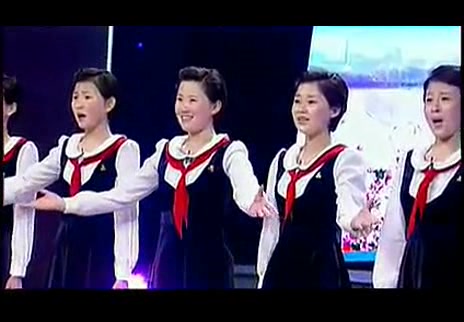 [图]朝鲜歌曲：歌唱万景台学习地（顺川市学生少年会馆 2014）