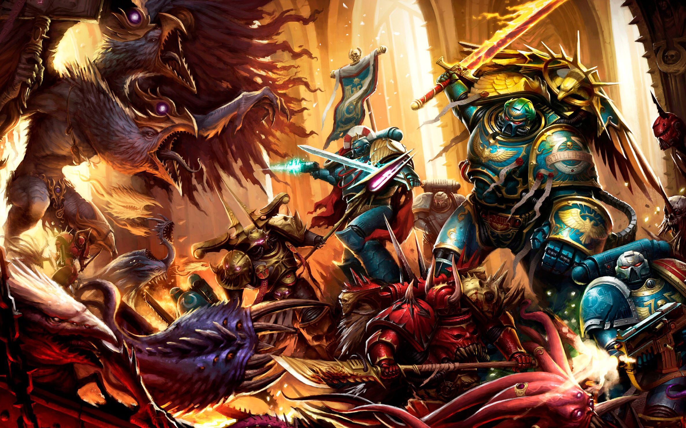 (战锤背景机翻科普)帝国星际战团,极限战士