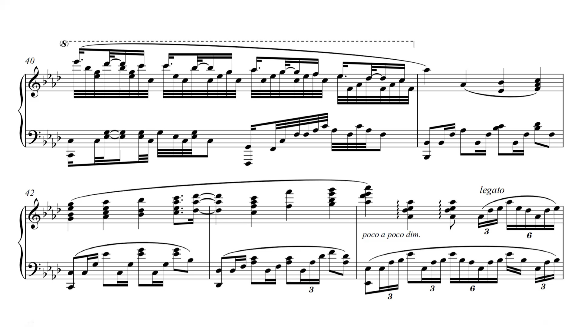 【钢琴】「moon halo」《崩坏三》印象曲 扒谱(arr. shaint)