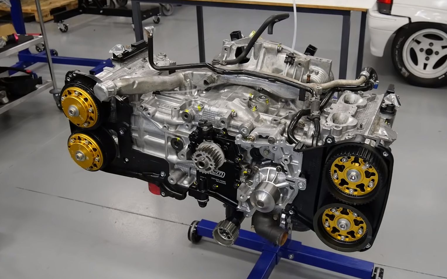 手工组装800匹强化锻造斯巴鲁名机ej20 (无人声) part 3