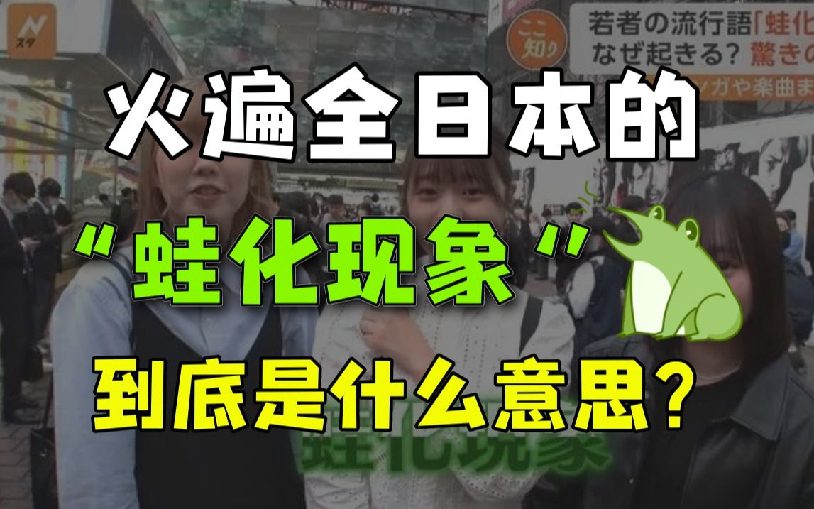 在日本爆火的“蛙化现象”到底是什么意思呢?!哔哩哔哩bilibili