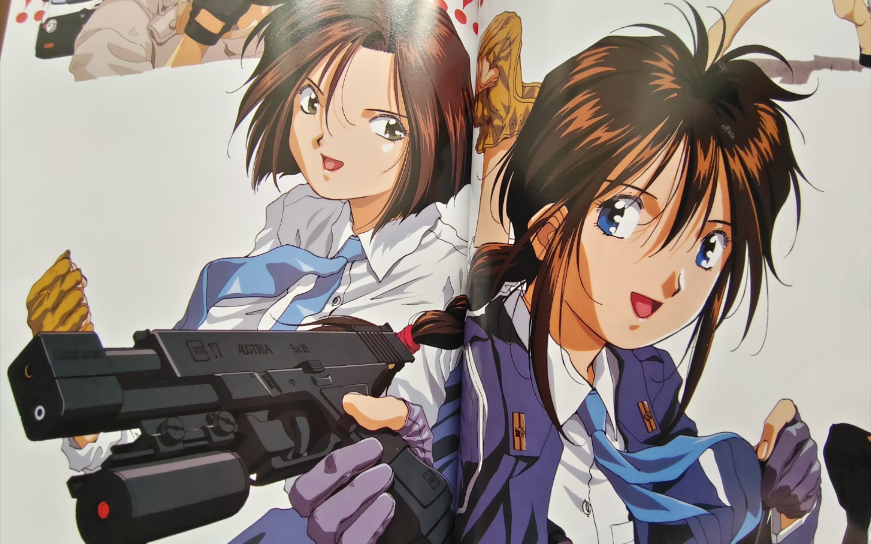 acg书籍画集赏析第767期画师中岛敦子ova动画逮捕令插画及设定